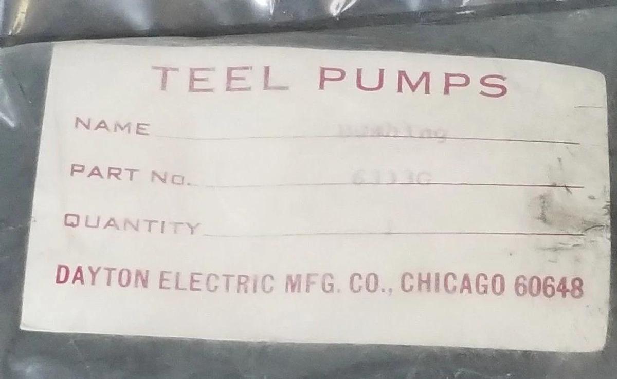 Used NEW TEEL PUMPS 6333G BUSHING