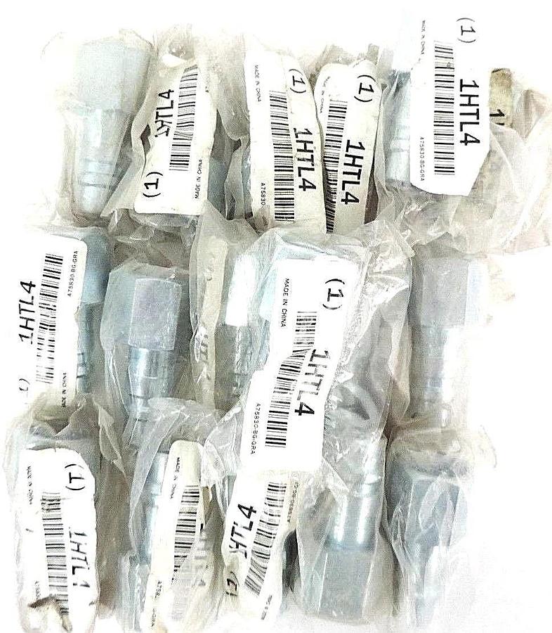 Used LOT OF 17 NEW LEGACY 1HTL4 INDUSTRIAL QUICK COUPLER PLUG A75830-BG-GRA