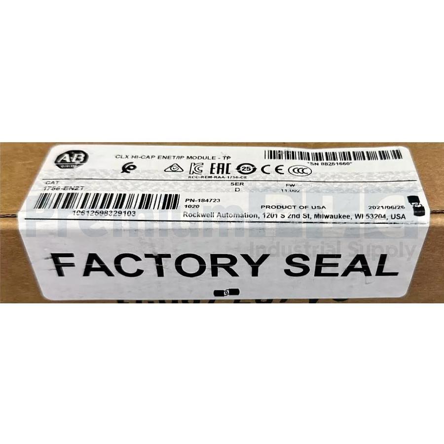 Allen Bradley 1756-EN2T /D ControlLogix Hi-Cap ENet/IP Module TP FW 11.002 NSFS