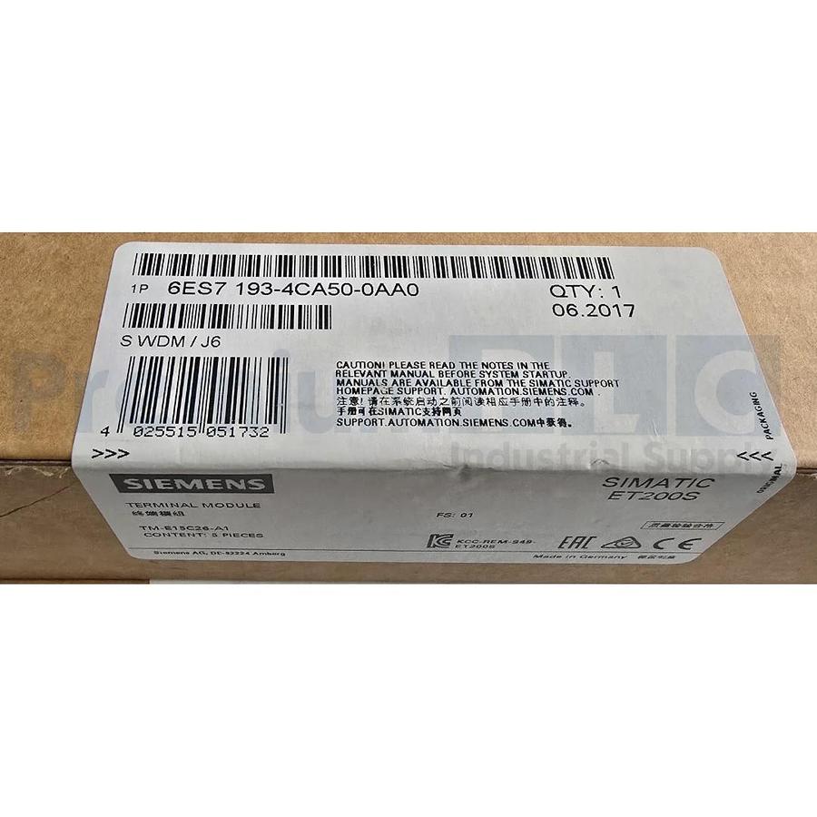 Used LOT OF 8 BOXES SIEMENS 6ES7193-4CA50-0AA0 SIMATIC ET200S TERMINAL MODULES NSFS