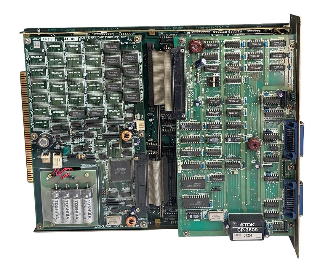 Used OKUMA E4809-045-035-C / E4809-045-167-C / E4809-045-038-C OPUS 5000 MAIN / MEM