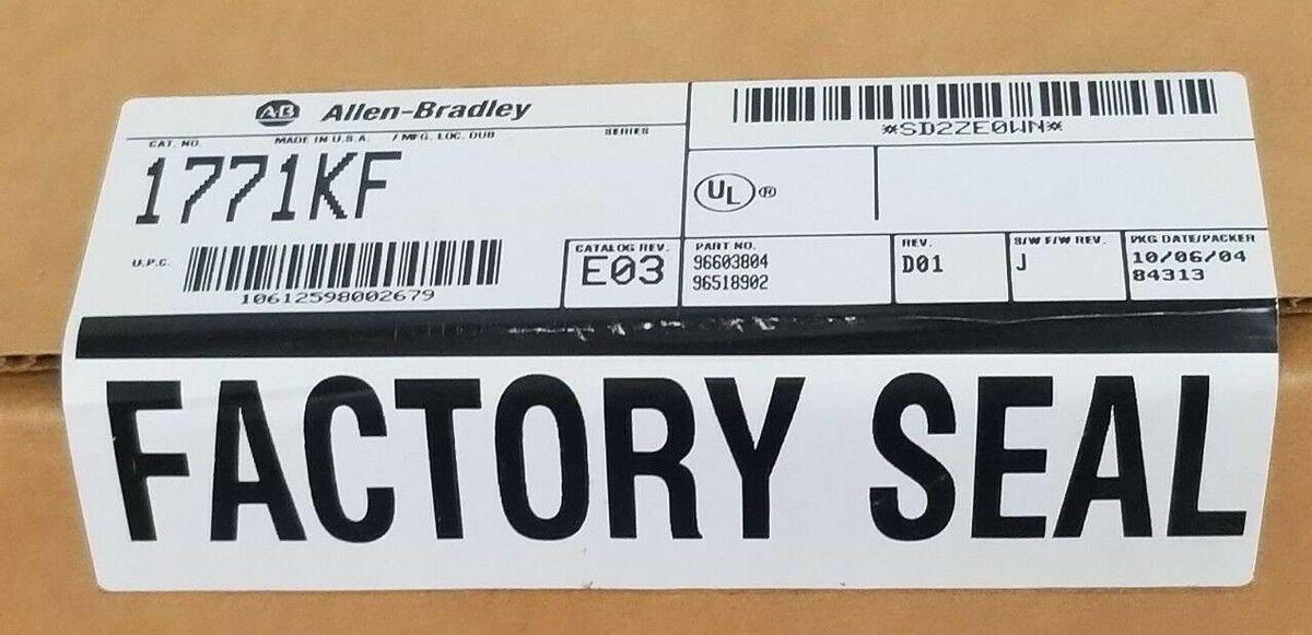 SEALED ALLEN BRADLEY 1771-KF DATA HWY RS-232C INTERFACE MODULE CAT. REV. E03
