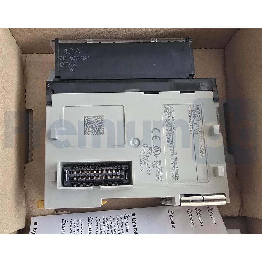 Used OMRON CJ1W-TS562 RTD INPUT UNIT CJ I/O Bus 6 x INPUTS Pt100, Pt1000 NSMP