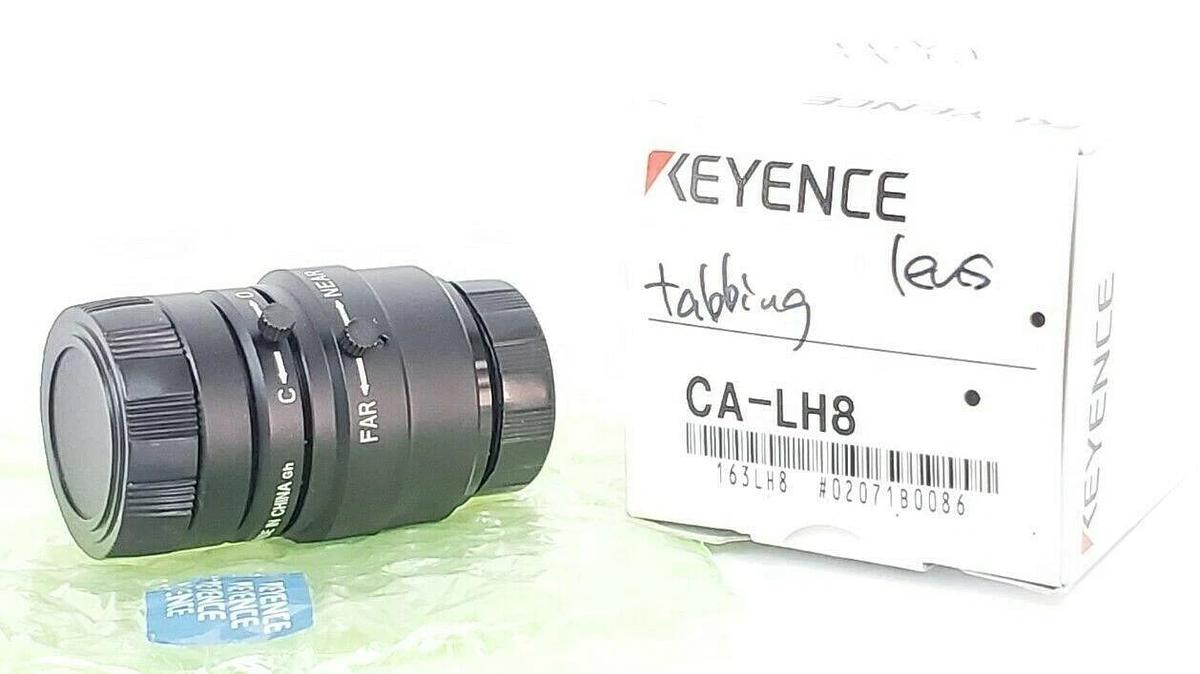 NIB KEYENCE CA-LH8 HIGH-RESOLUTION LOW-DISTORTION LENS163LH8 CALH8