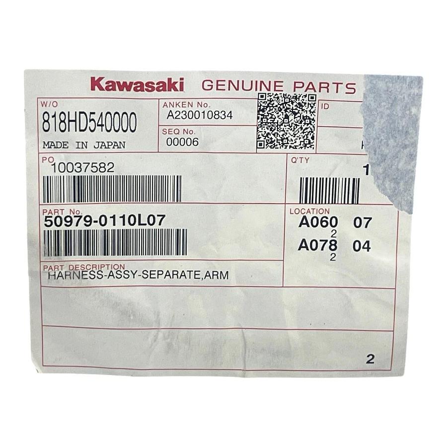 Kawasaki Robotics 50979-0110L07 Internal Wiring Harness Genuine New In Plastic