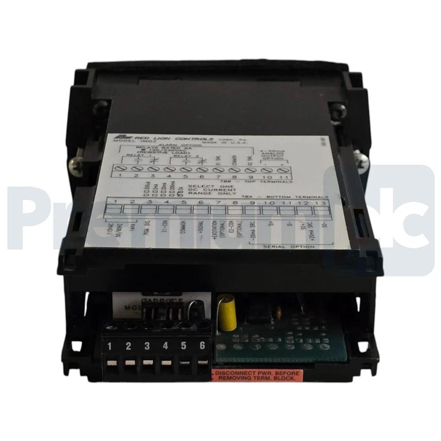 Red Lion IMD20000 IMD2 Apollo DC Current Panel Meter 6-Digit LED 115VAC NSNP