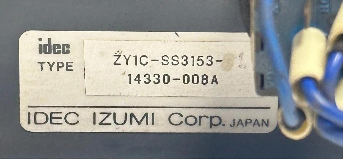 Used IDEC IZUMI ZY1C-SS3153-14330-008A / ZY1C-SS3153 CONTROL PANEL PCB4834B USNP