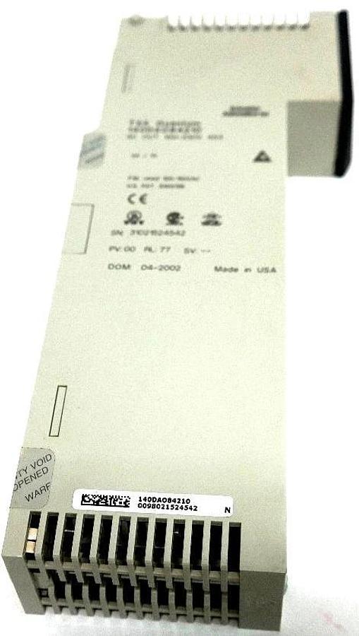 Used AEG SCHNEIDER AUTOMATION 140DAO84210 OUTPUT MODULE 140-DAO-842-10
