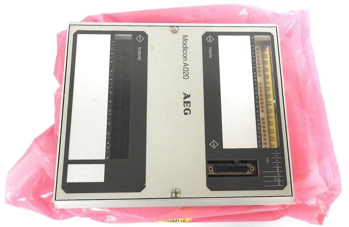 Refurbished AEG GOULD MODICON A020/E/24V 7628-200596.08 LOGISTAT EXTENSION 24V - REPAIRED