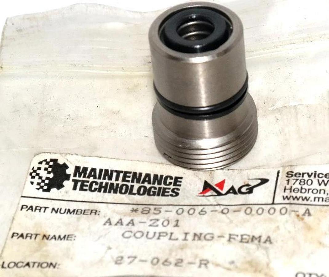 NEW MAINTENANCE TECHNOLOGIES MAG FEMA COUPLING AAA-Z01, 85-006-0-0000-A