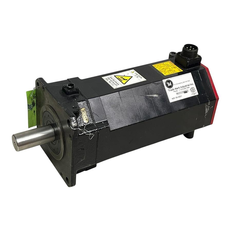Used Fanuc Alpha iF 30/3000 Servo Motor A06B-0253-B400 Missing Encoder AS-IS / PARTS