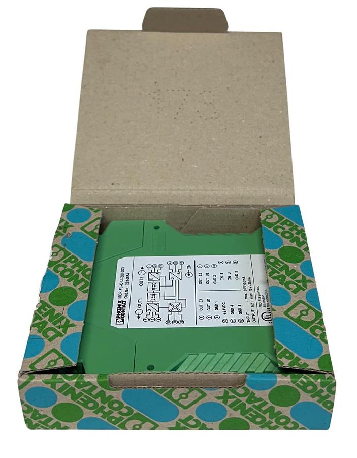 Used PHOENIX CONTACT MCR-FL-C-UI-2UI-DCI-NC / 2814867 SIGNAL CONDITIONER 0-10VDC NSMP