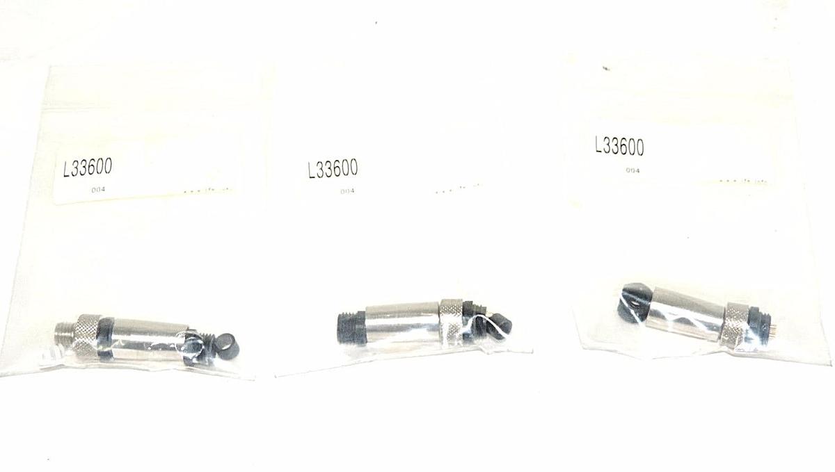 Used LOT OF 3 NIB IFM EFFECTOR L33600 CONNECTORS