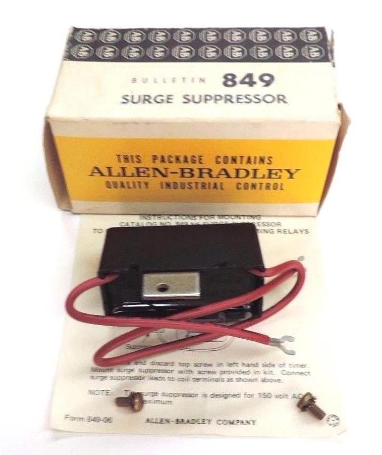 Used NIB ALLEN BRADLEY 849-N5 SURGE SUPPRESSOR SER. A, 849N5
