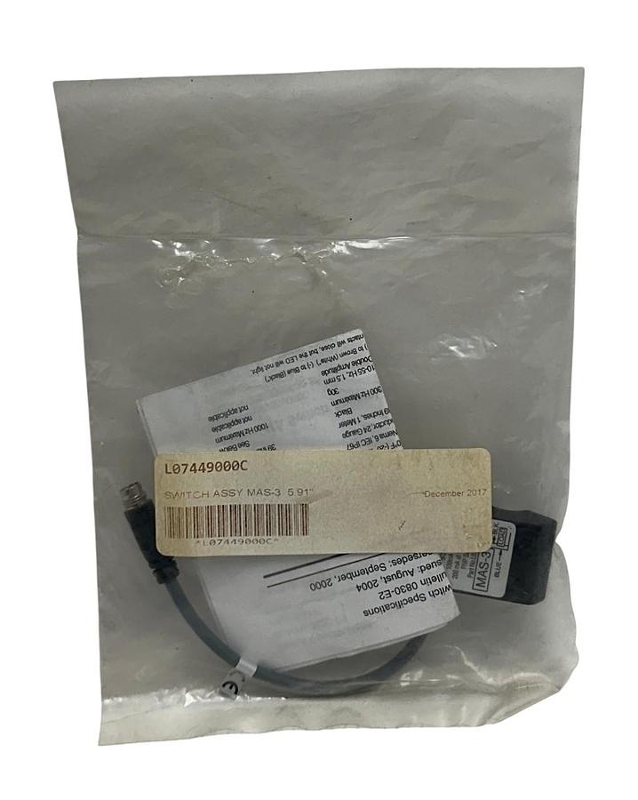 Used PARKER L07449000C / MAS-3 OEM SWITCH ASSEMBLY / HALL EFFECT 5-30VDC 5.91'' NSMP