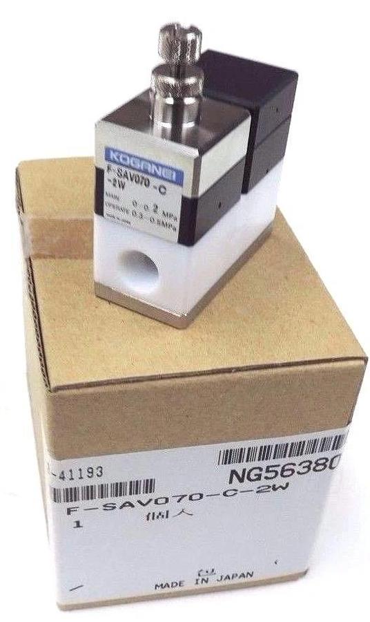 Used NIB KOGANEI F-SAV070-C-2W AIR OPERATED VALVE FSAV070C2W