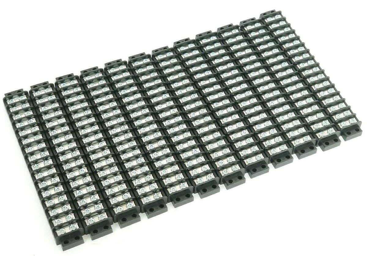 Used LOT OF 12 NEW MOLEX / BEAU TERMINAL STRIPS BEAU-78 32 POSITION BEAU 78