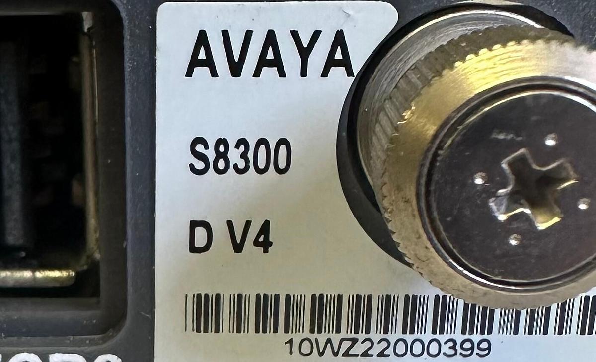 Used NEW AVAYA S8300D 8GM RAM MEDIA SERVER BOARD SER. 4 S8300 350GB HDD