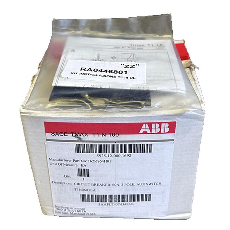 Used NEW ABB 1SDA061805R1 SACE TMAX T1 N 100 CIRCUIT BREAKER T1N060TLA T1N 3-POLE
