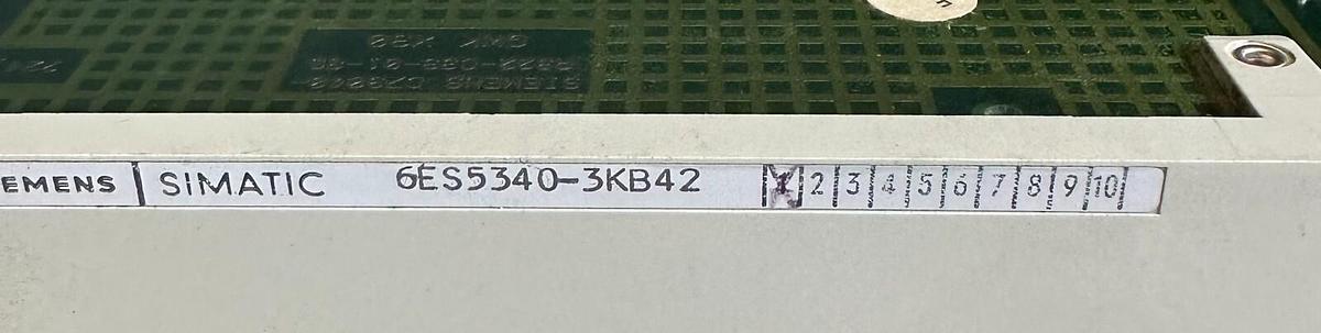 Used SIEMENS 6ES5340-3KB42 / 6ES53403KB42 MEMORY MODULE 64K COMPACT C79040-W8