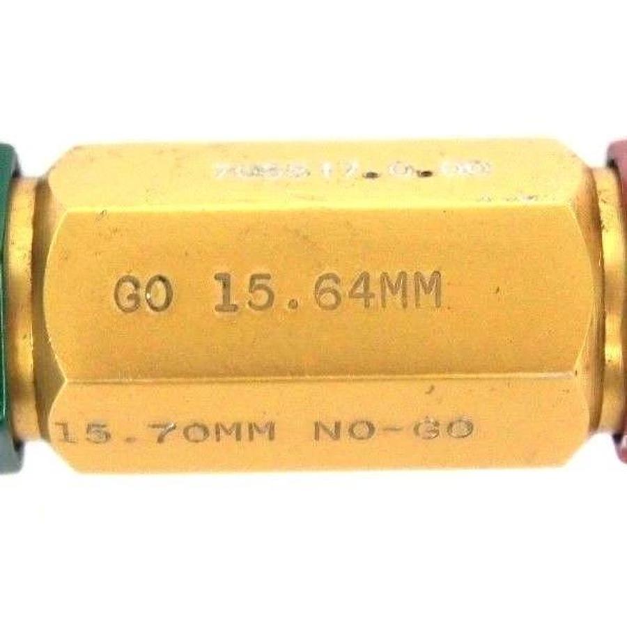 Used DELTRONIC PLUG GAGE GO 15.64MM NO GO 15.70MM 705517.0.00