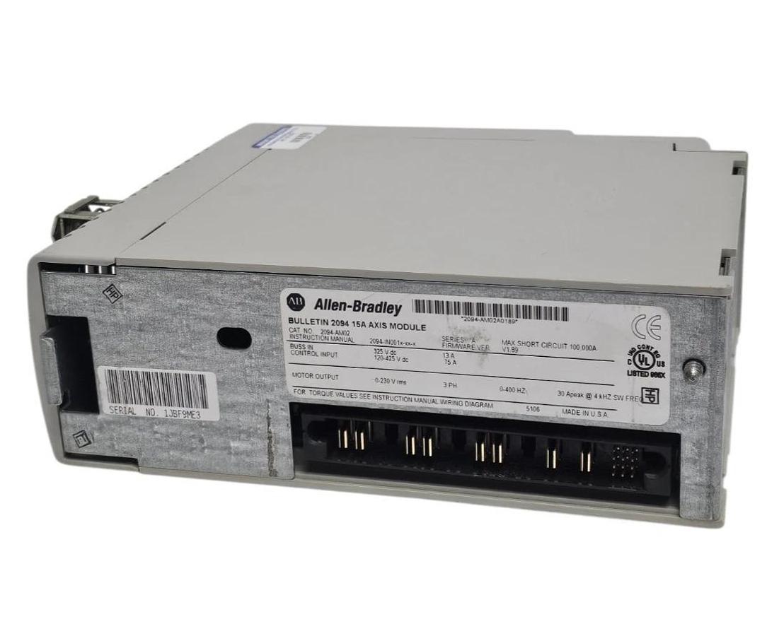 Used ALLEN BRADLEY 2094-AM02 SER. A KINETIX 6000 AXIS MODULE 2094AM02 /A