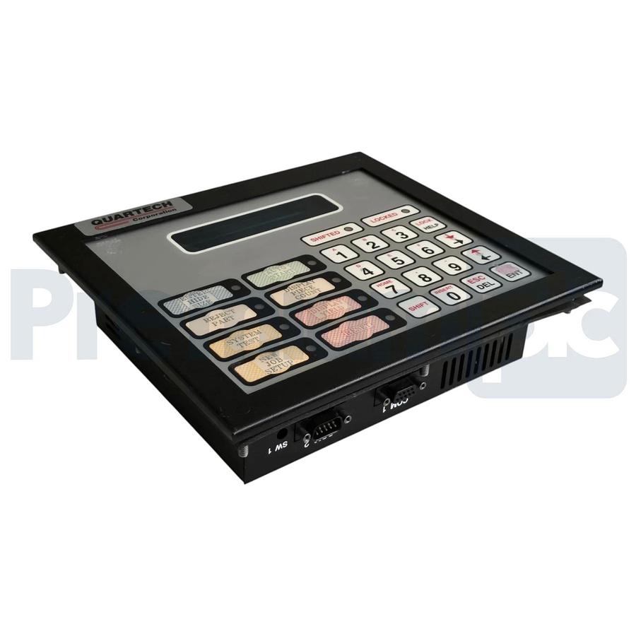 Used Quartech 9900-AC-AB-3 v1.65 HMI Control Panel for SLC 500 DF1 32K RAM 9900ACAB3