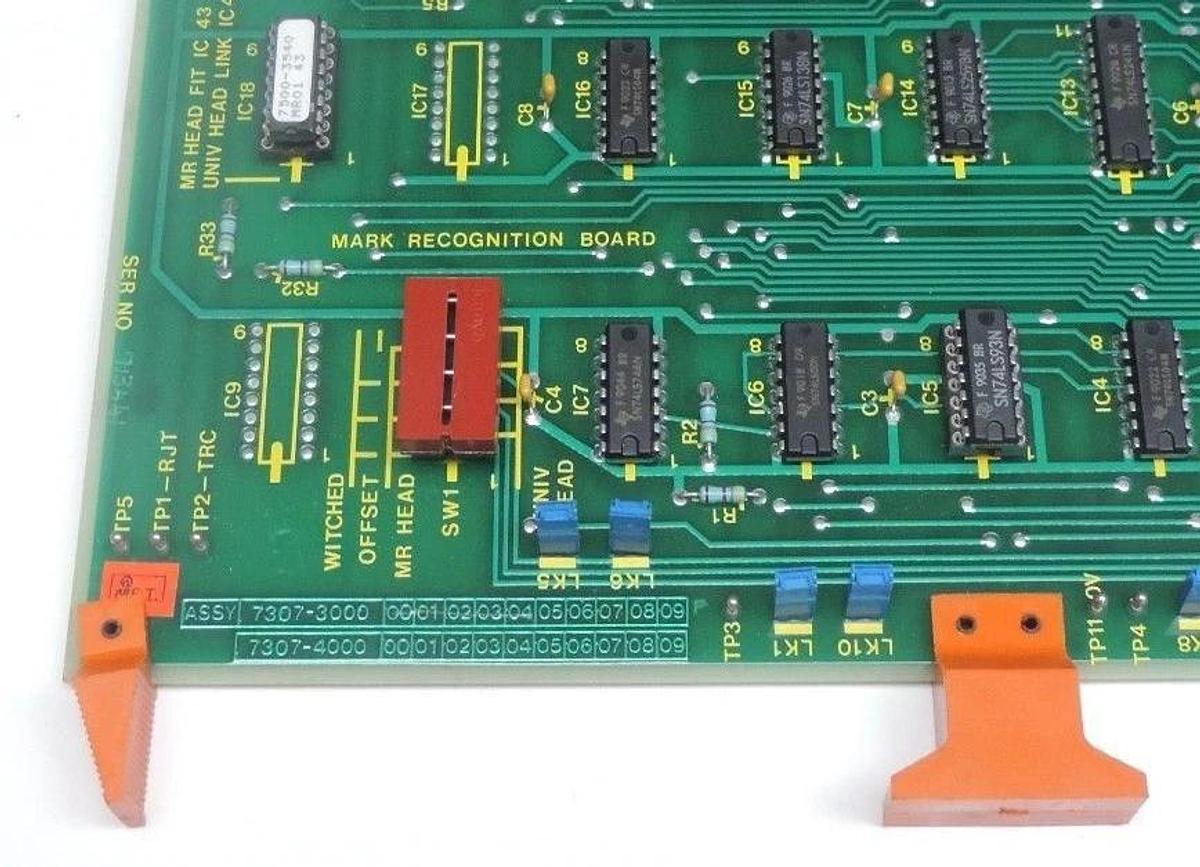 Used CROSFIELD ELECTRONICS 7307-400Z-05 PC BOARD ASSY: 7307-3000, 7307-4000