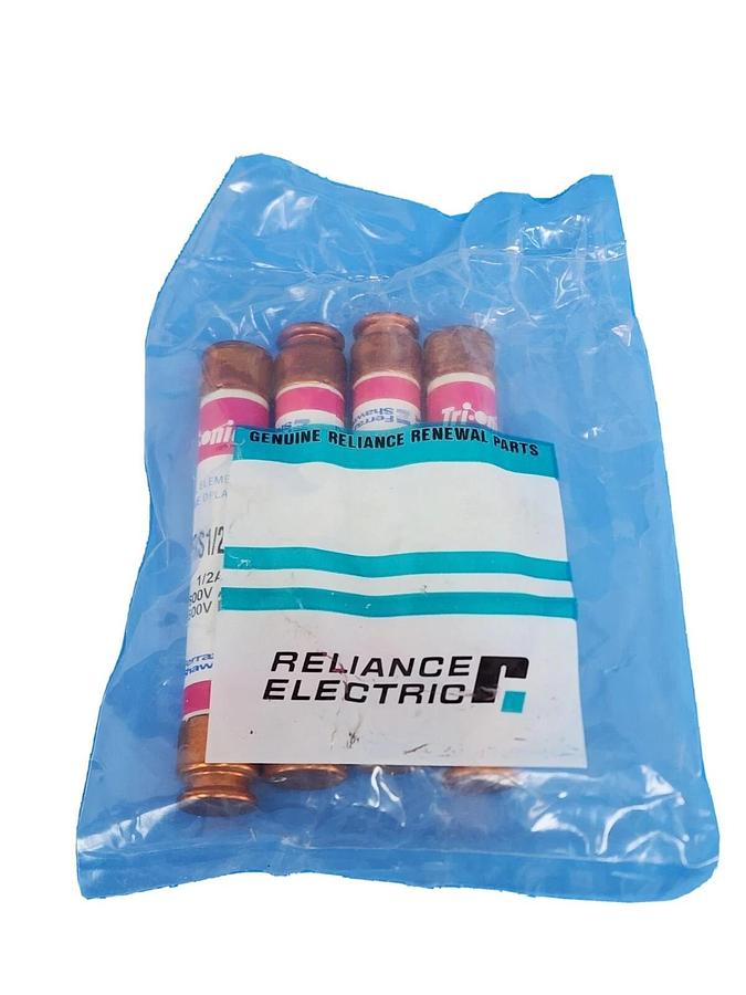 Used BOX OF 4 NEW RELIANCE ELECTRIC 64676-1BA FUSES FERRAZ SHAWMUT TRS1/2R