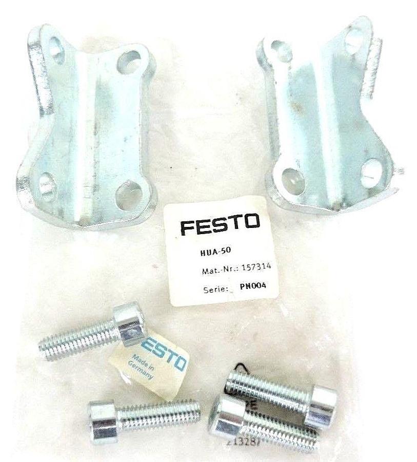 NEW FESTO HUA-50 (157314)-FOOT MOUNTING MAT. NR.: 157314 SERIE: PN004