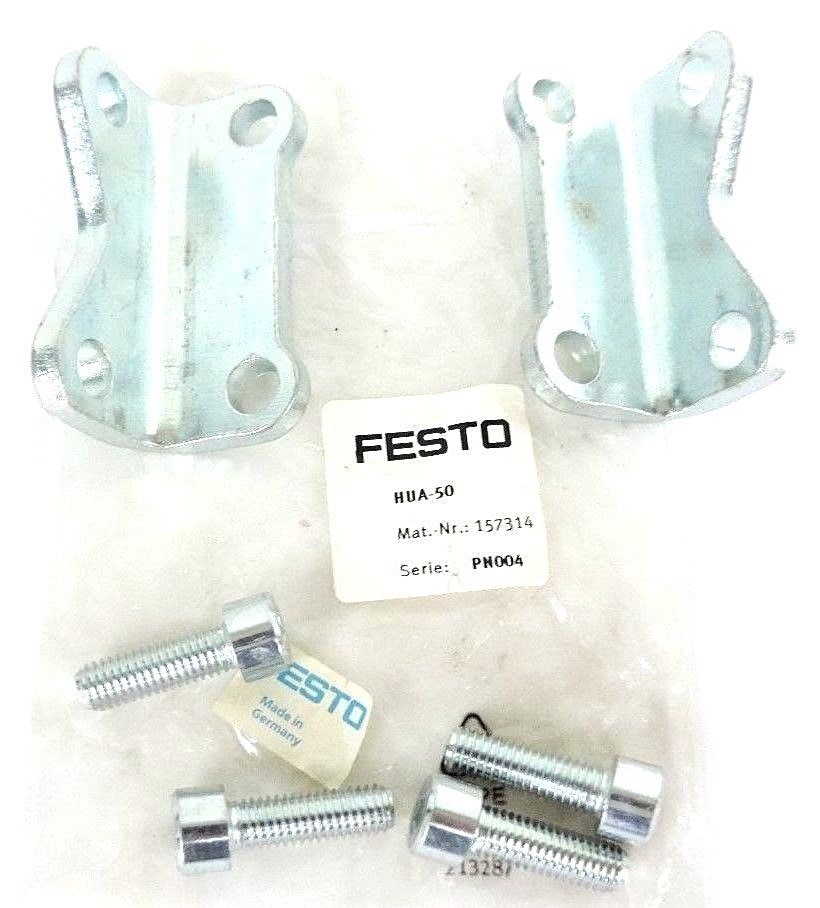 NEW FESTO HUA-50 (157314)-FOOT MOUNTING MAT. NR.: 157314 SERIE: PN004
