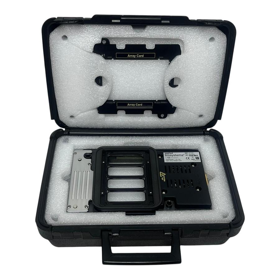 Used Applied Biosystems QuantStudio 12K Flex Open Array Heated Cover 4471049 w/ Case