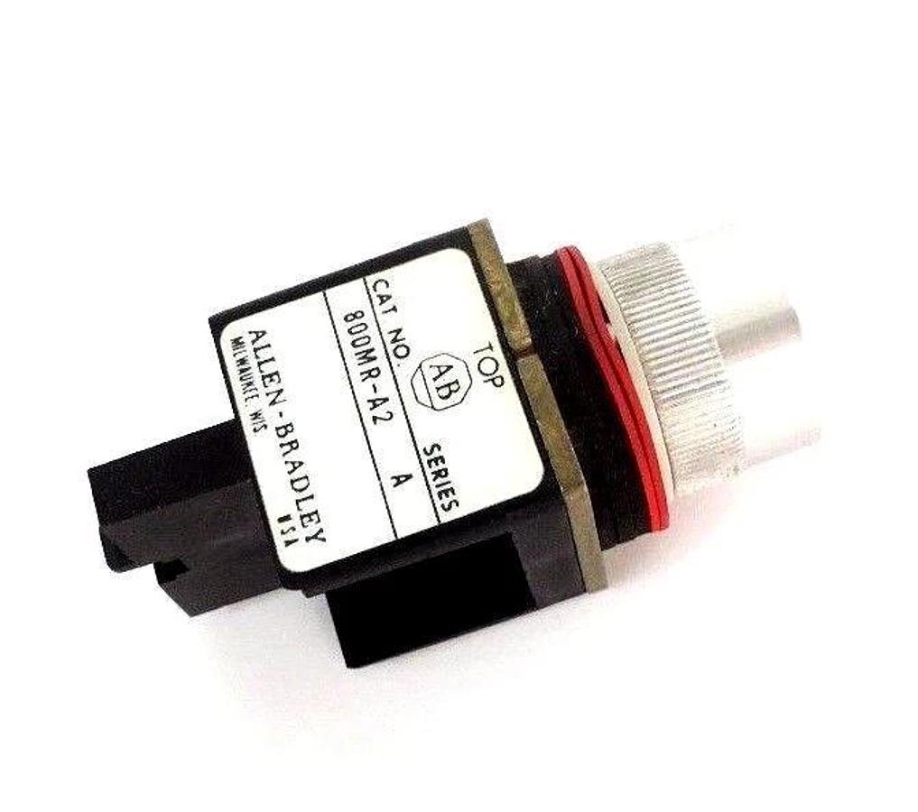 NEW ALLEN BRADLEY 800MR-A2 FLUSH HEAD PUSHBUTTON SER. A, 800MRA2