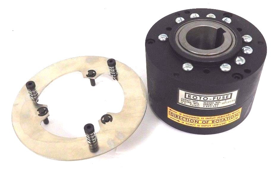 Used NEW CABAT INC. MODEL NO. 3 ROTO-FUSE TORQUE CLUTCH 152-134-A