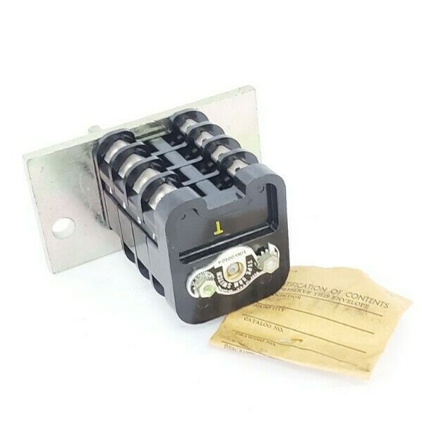 Used NEW GENERAL ELECTRIC 10AX001G4 TYPE: SBM SWITCH 8-POS.