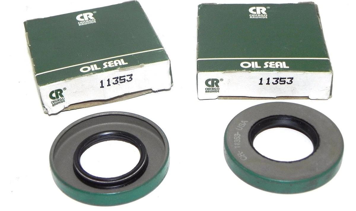 Used LOT OF 2 NIB CHICAGO RAWHIDE 11353 OIL SEALS