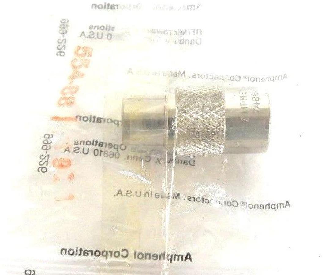Used LOT OF 3 NEW AMPHENOL 999-226 CONNECTOR ASSEMBLIES 999226, 554-88