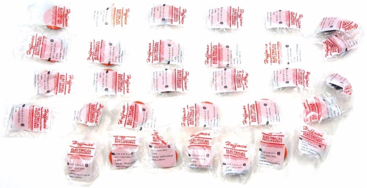 HOFFMAN ENCLOSURES A-SPB HOLE SEAL TYPE 4, 3R, 12, 13 783510-215LW - LOT OF 30