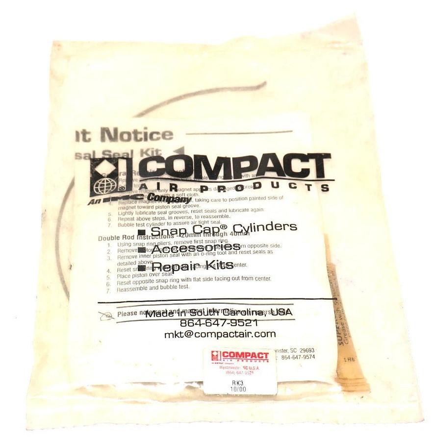 Used NEW COMPACT AIR PRODUCTS RK3 10/00 CYLINDER REPAIR KIT