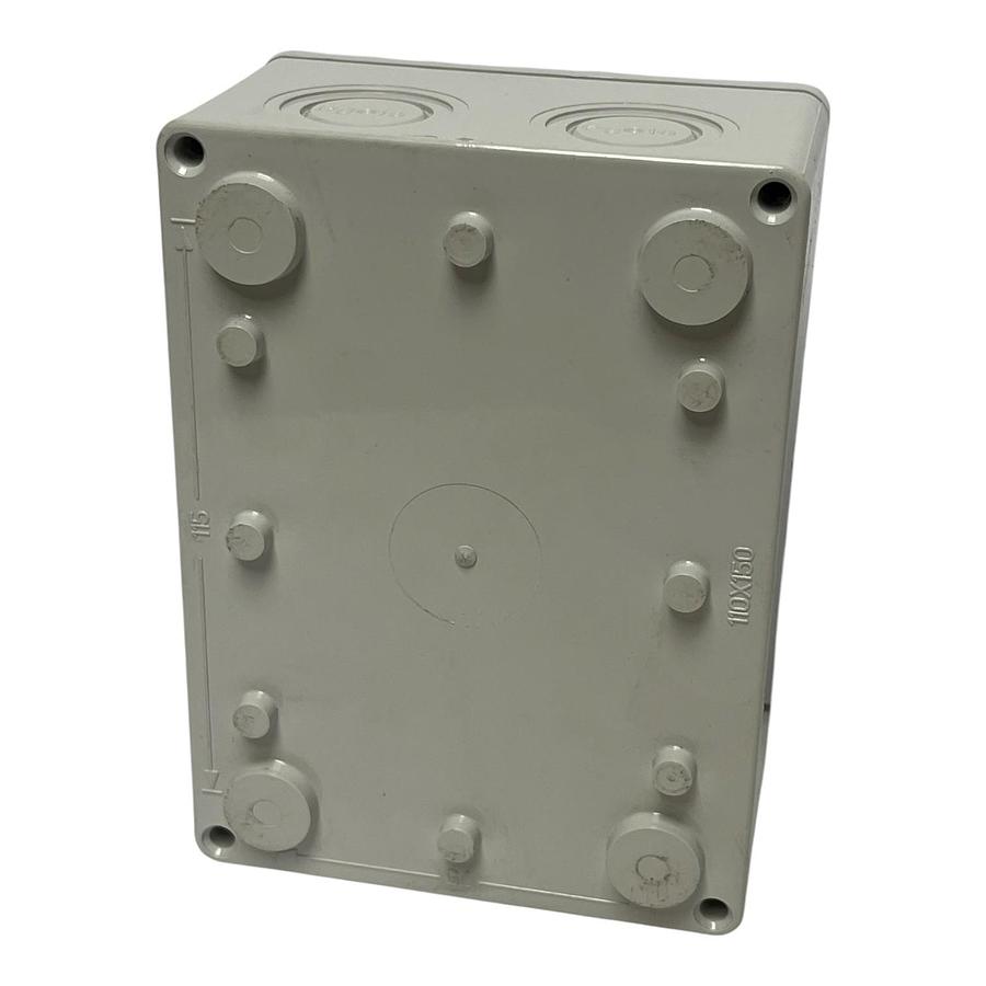 Used Baco 172000 25A 600V Disconnect Switch in 110x150 Plastic Enclosure, NSNP