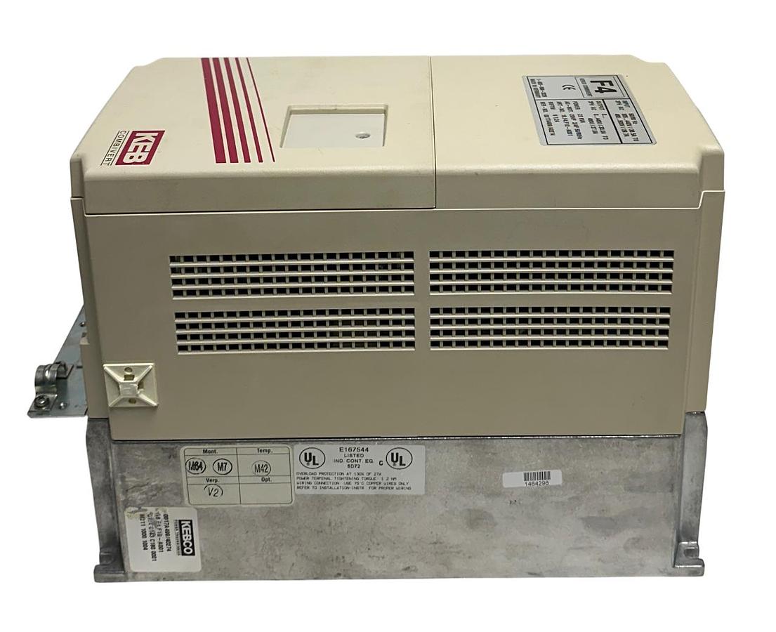 Used KEBCO KEB 16.F4.F1G-A001 - 16F4F4F1G-A001 F4 COMBIVERT INVERTER 20HP 23KVA REMAN