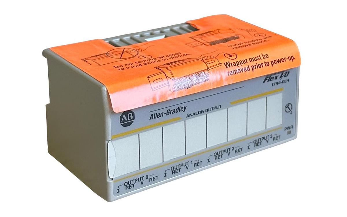 Used NEW ALLEN BRADLEY 1794-OE4 /B Flex I/O 4-PT ANALOG OUTPUT MODULE 1794OE4