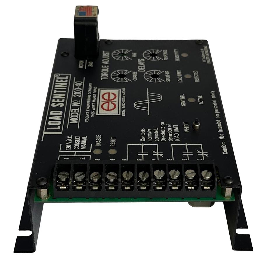 Used EBBERT ENGINEERING MODEL 2100-40 / 210040 LOAD SENTINEL MONITOR MODULE 120VAC