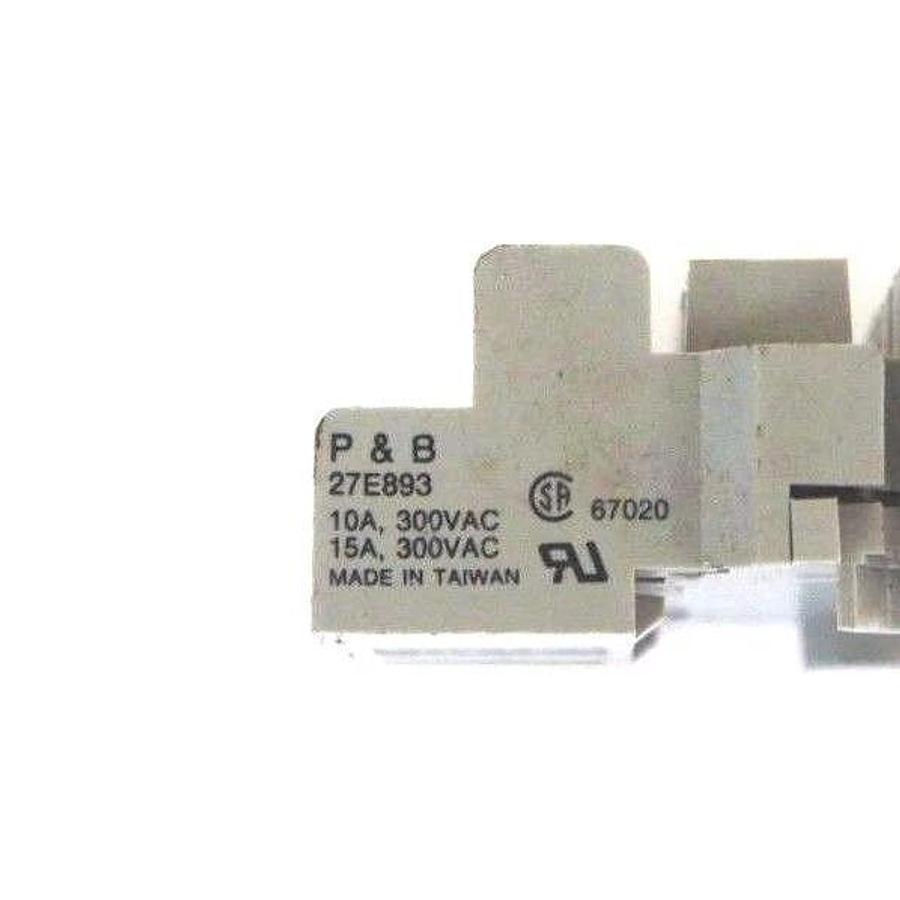 Used POTTER & BRUMFIELD 27E893 SOCKET RELAY BASE