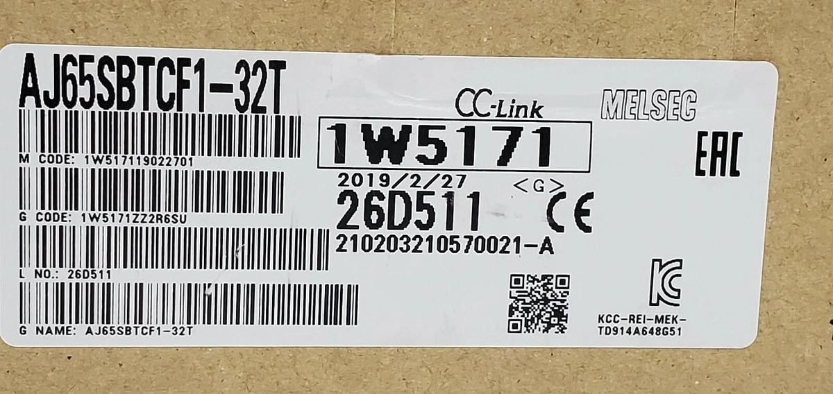 Used NIB MITSUBISHI ELECTRIC AJ65SBTCF1-32T CC-LINK MELSEC OUTPUT MODULE