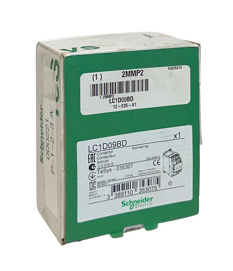 Used SCHNEIDER ELECTRIC LC1D09BD TeSys CONTACTOR LC1D09 24VDC COIL 9A 3-POLE NSMP