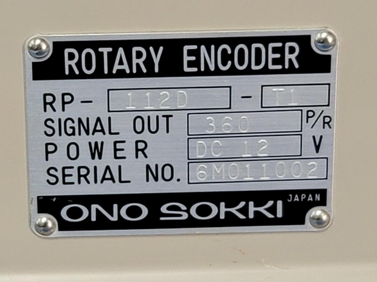Used NEW ONO SOKKI RP-112D-T1 ROTARY ENCODER RP112D, DC 12V