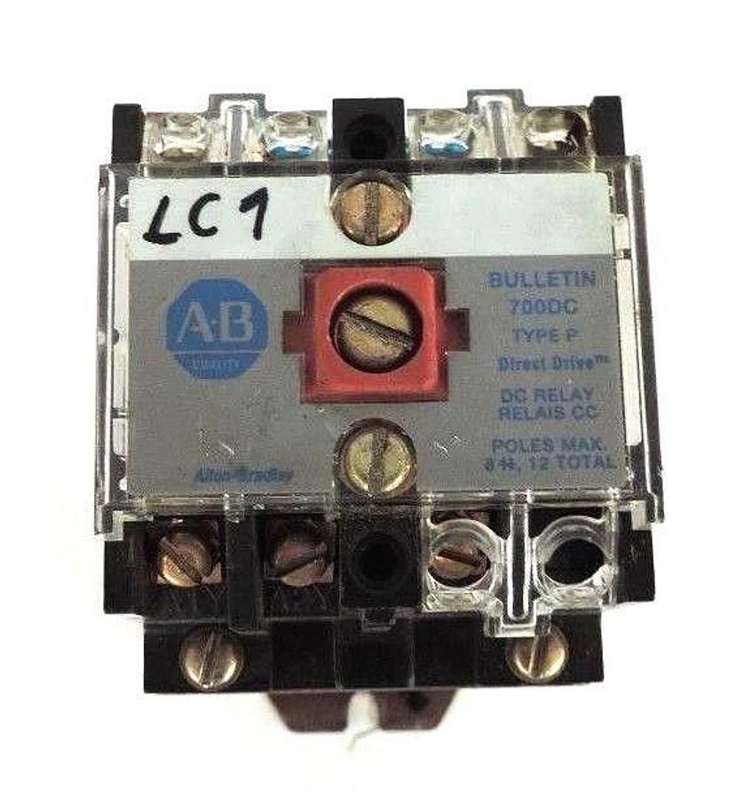 Used ALLEN BRADLEY 700DC-P400Z24 SER. D CONTROL RELAY TYPE P 700DCP400Z24