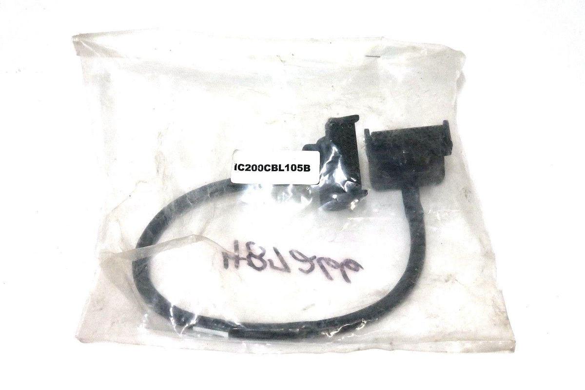 Used NEW GE FANUC IC200CBL105B CABLE I/O NON-SHIELDED 2 CONNECTORS .5M IC200CBL105