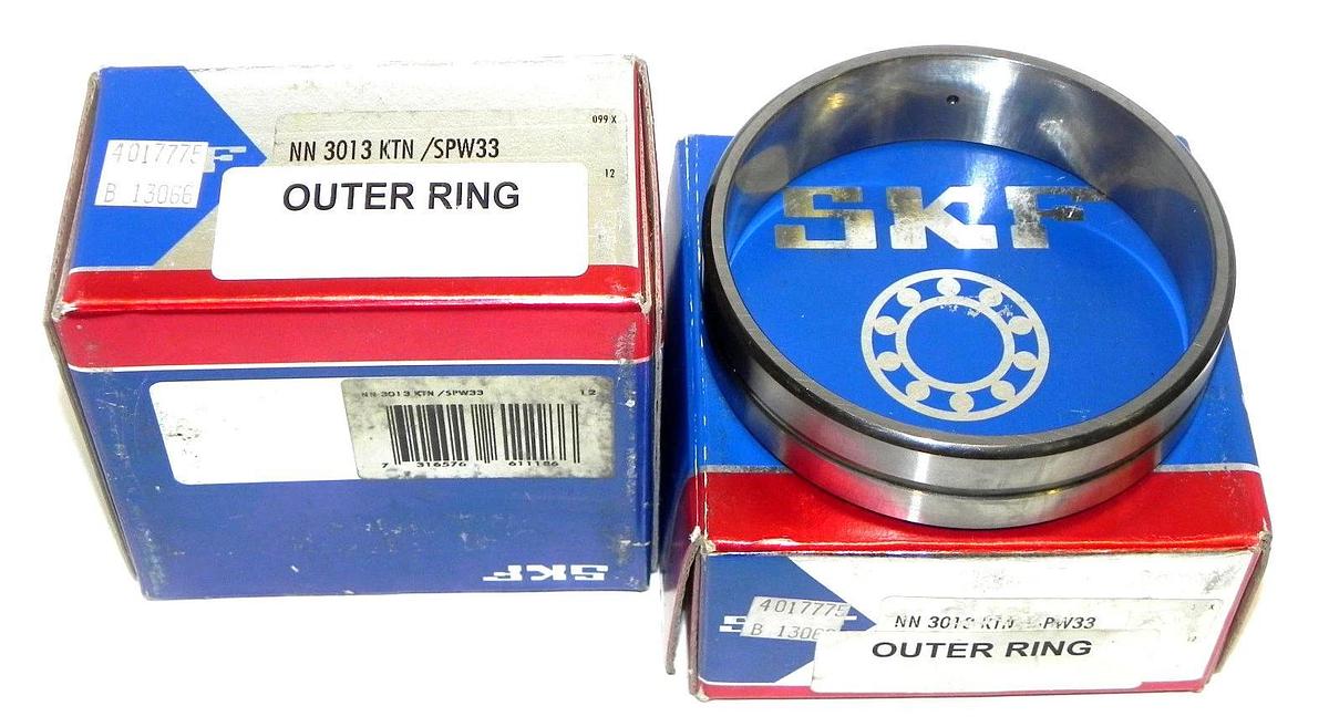 Used LOT OF 2 NEW SKF NN 3013 KTN/SPW33 OUTER RINGS NN3013KTNSPW33